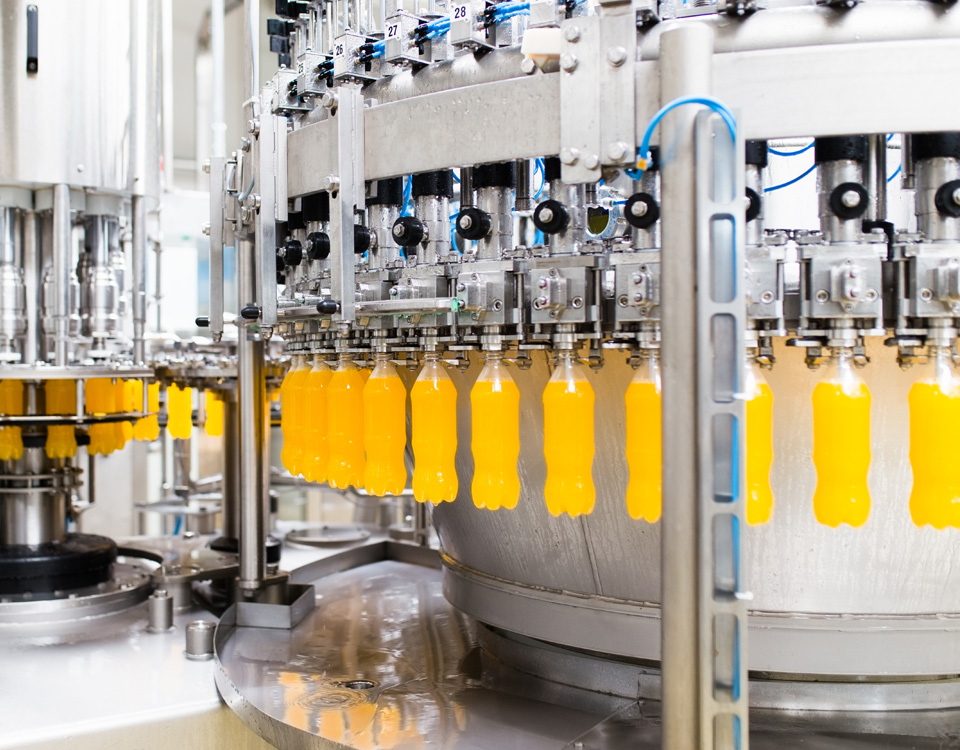 Bottling assembly line image