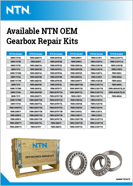 NTN Gearbox Repair Kit cover image