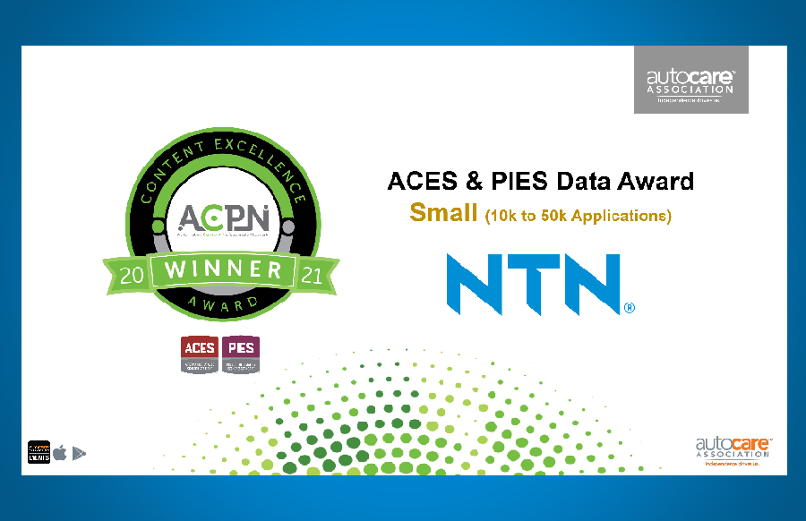 NTN Americas BCA Bearings Brings Home the ACPN Gold Award for ACES