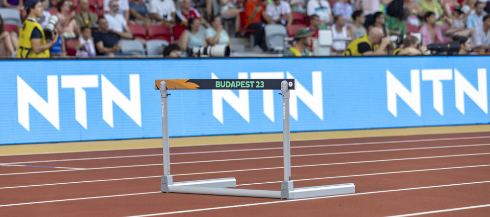 NTN Signage at 2023 World Athletics Championships in Budapest