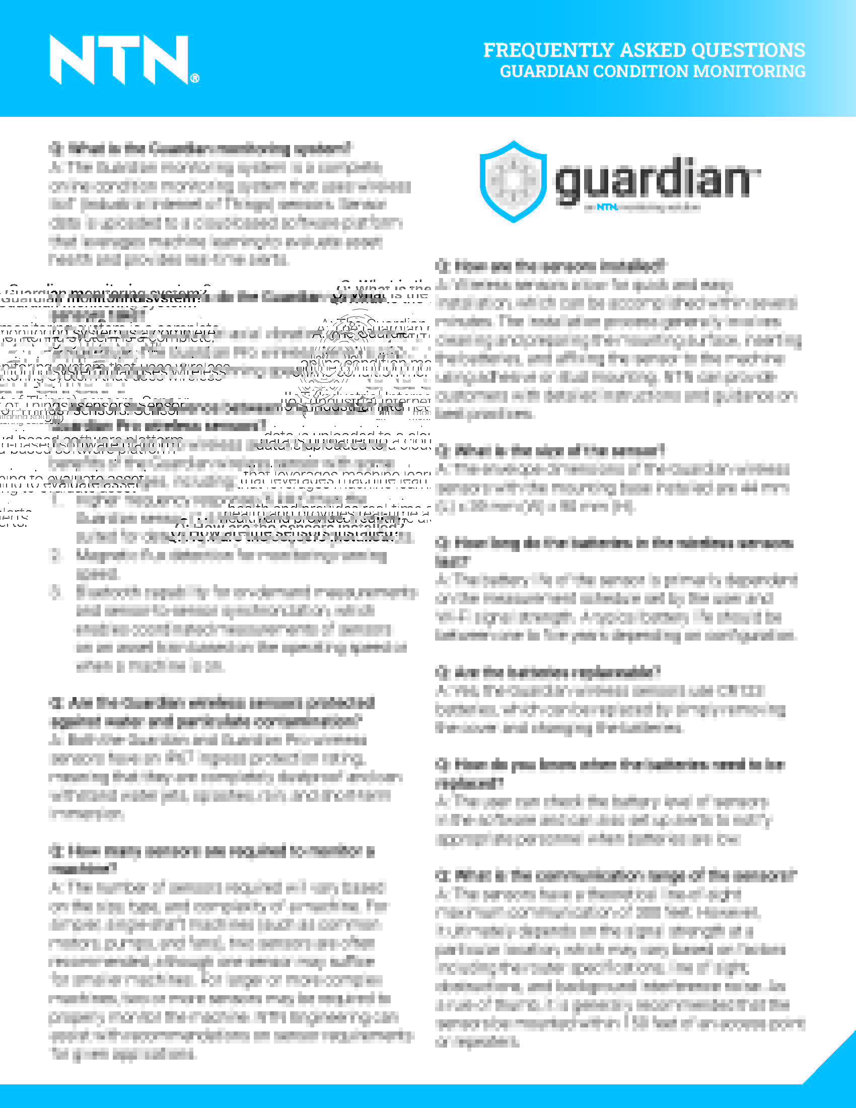 NTN-ConditionMonitoring-FAQ-Guardian-25NTNNGFAQ Page 1